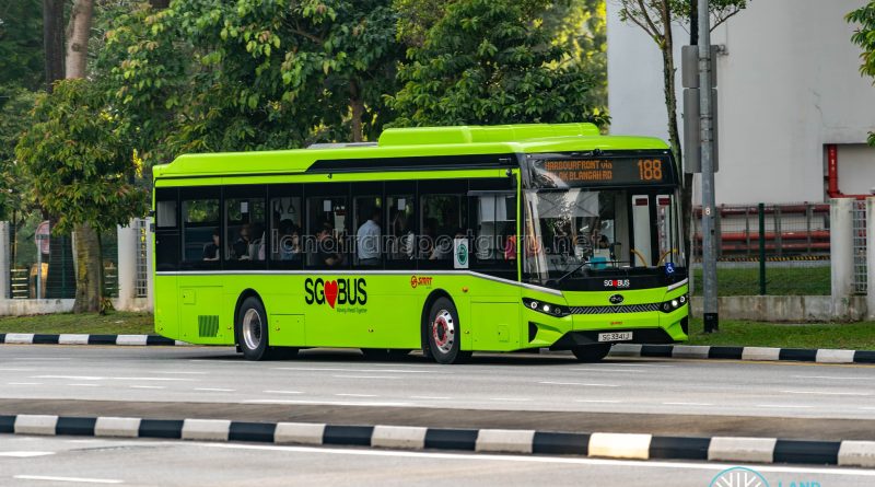 Bus 188 - SMRT Buses BYD BC12A04 (SG3341J)