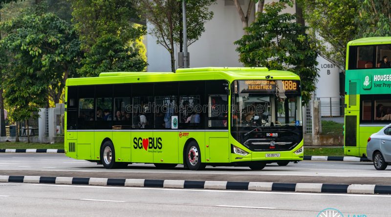 Bus 188e - SMRT Buses Zhongtong N12 (SG3517U)
