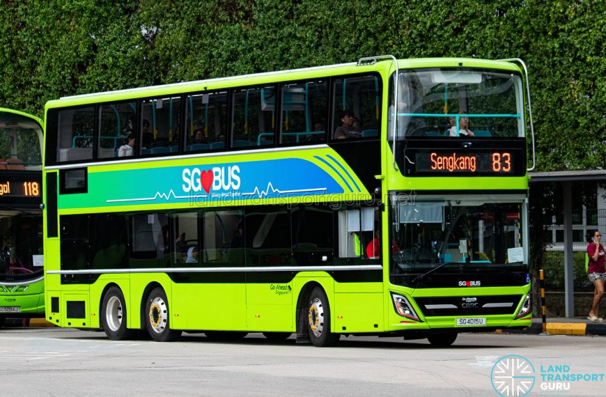 Bus 83 - Go-Ahead CRRC eD12 (SG4015U)