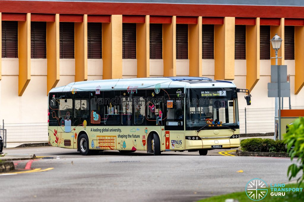 NUS ISB P - ComfortDelgro Bus BYD B12A03 (PD660J)