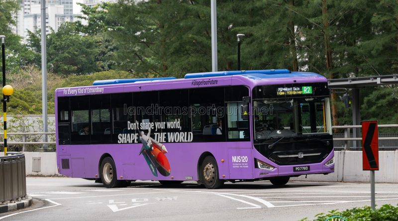 NUS ISB R2 - ComfortDelgro Bus Zhongtong N12 (PD778D)