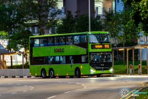 Bus 992 - Tower Transit Zhongtong N12D (SG4014Y)