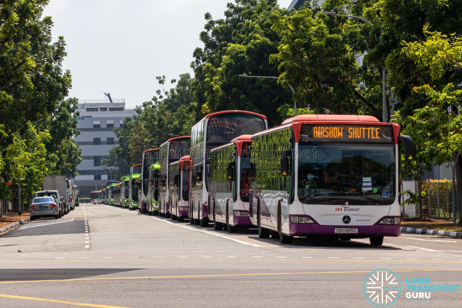 Singapore Airshow 2026 – Shuttle buses at Changi South St 2 | Land ...