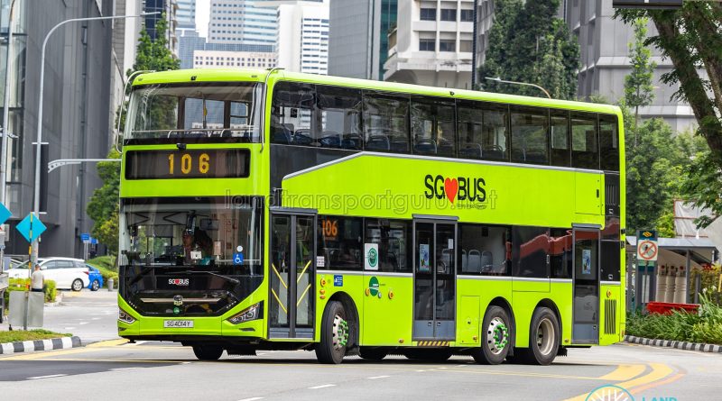 Bus 106 - Tower Transit Zhongtong N12D (SG4014Y)