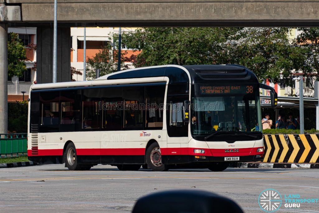 Bus 38 - SBS Transit MAN A22 (SMB310R)