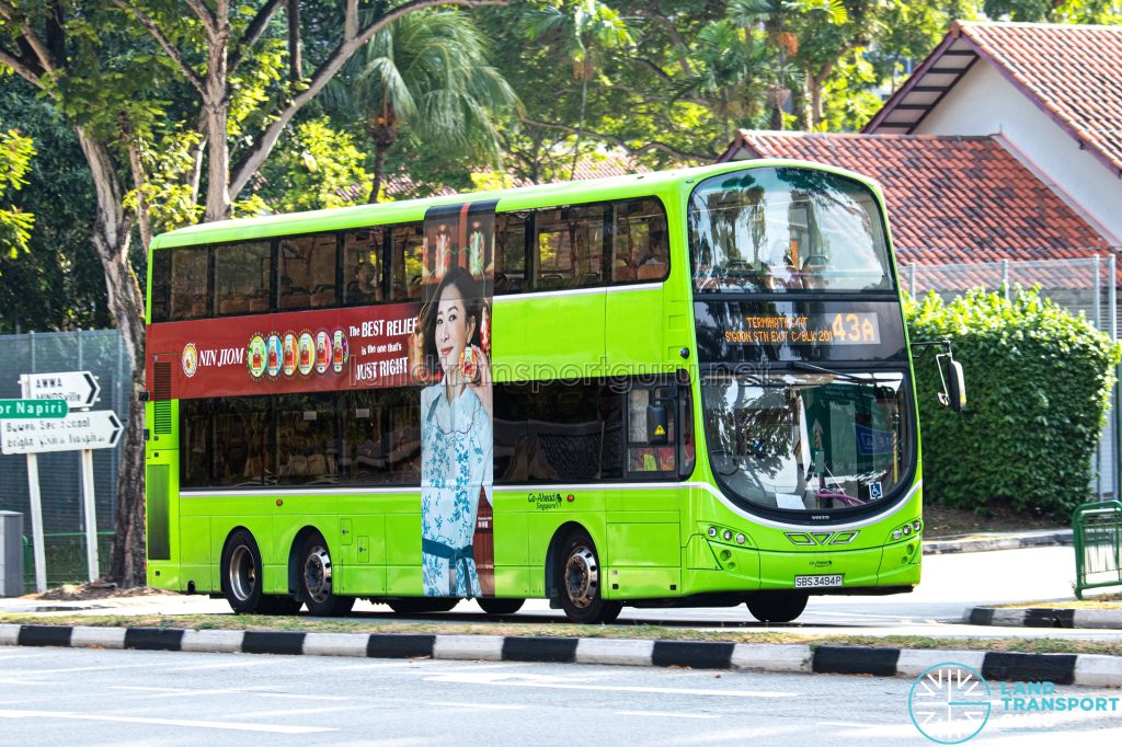 Bus 43A - Go-Ahead Volvo B9TL Wright (SBS3494P)