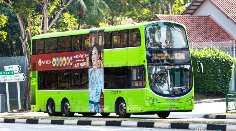 Bus 43A - Go-Ahead Volvo B9TL Wright (SBS3494P)