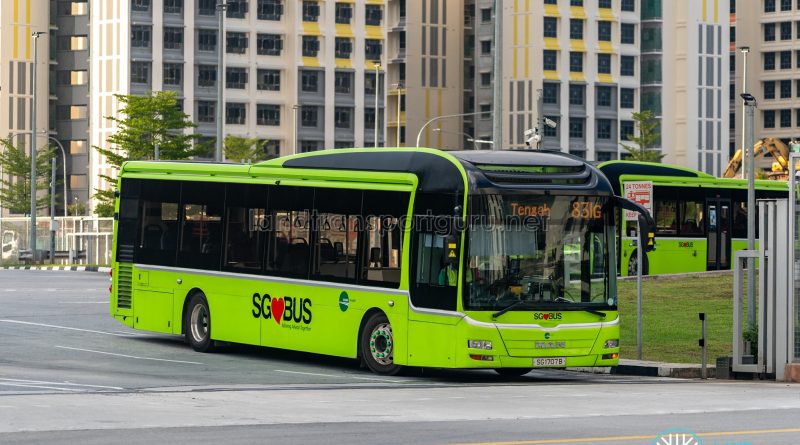 Bus 831G - Tower Transit MAN A22 (SG1707B)