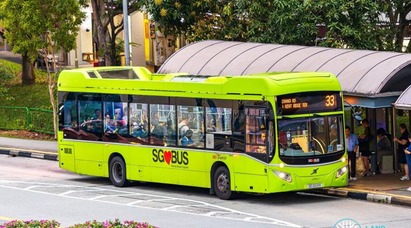 Bus 33 - SBS Transit Volvo B5LH (SG3001R)