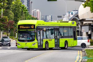 Bus 42 - SBS Transit Volvo B5LH (SG3042Y)
