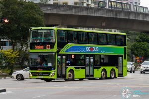 Bus 83 - Go-Ahead CRRC eD12 (SG4015U)