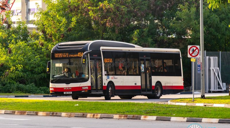 Bus 454 - SBS Transit MAN A22 (SMB310R)