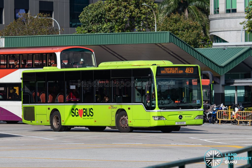 Bus 460 - SBS Transit Mercedes-Benz Citaro (SG1125E)