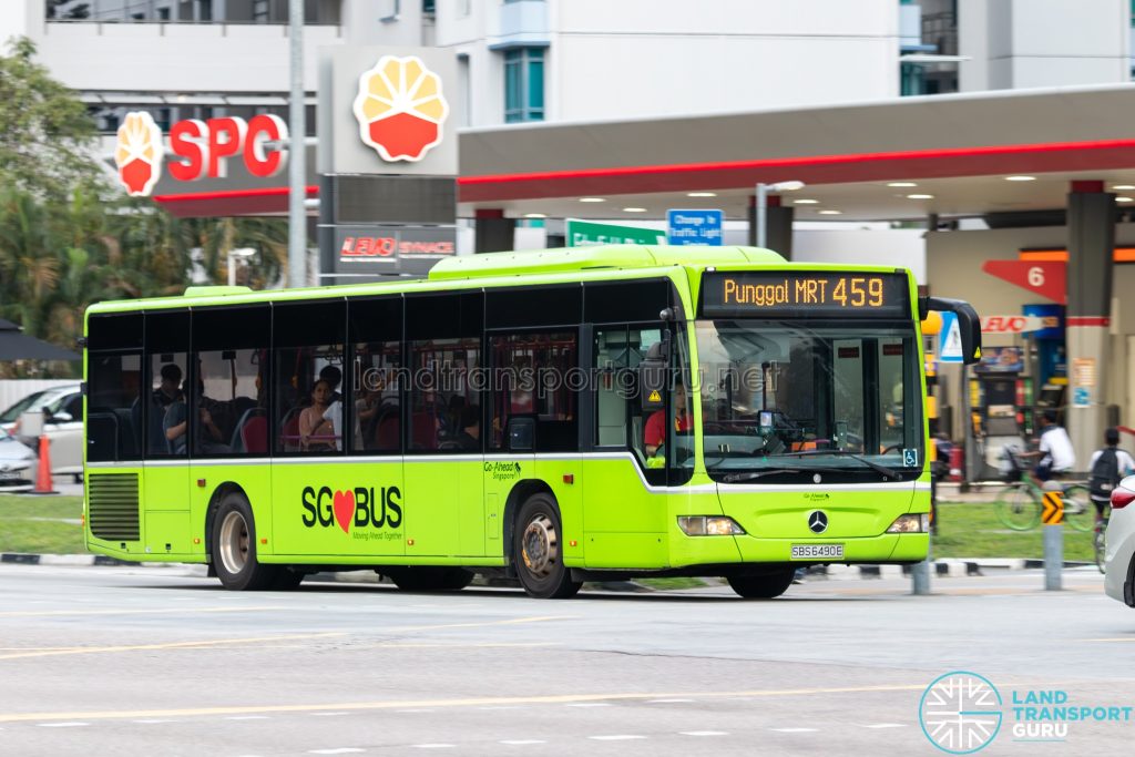 Bus 459 - Go-Ahead Mercedes-Benz Citaro (SBS6490E)