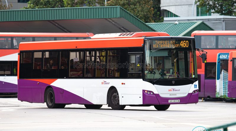 Bus 460 - SBS Transit Scania K230UB (SBS8610M)