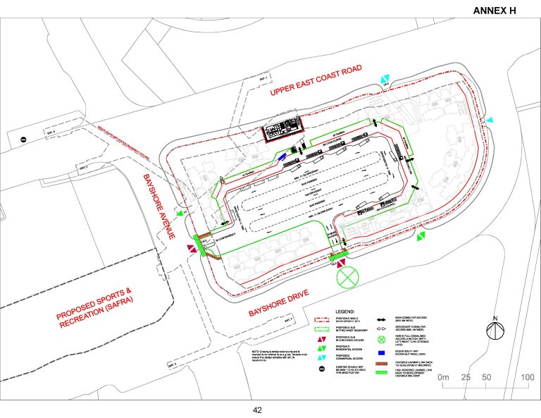 Notional Layout of Bedok South Bus Interchange (Image: URA) | Land ...