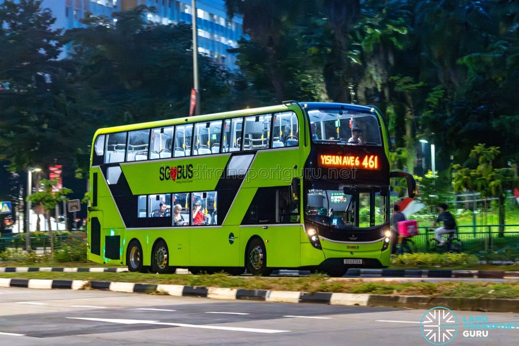 Bus 461 - Tower Transit Alexander Dennis Enviro500 (3-Door) (SG6372)